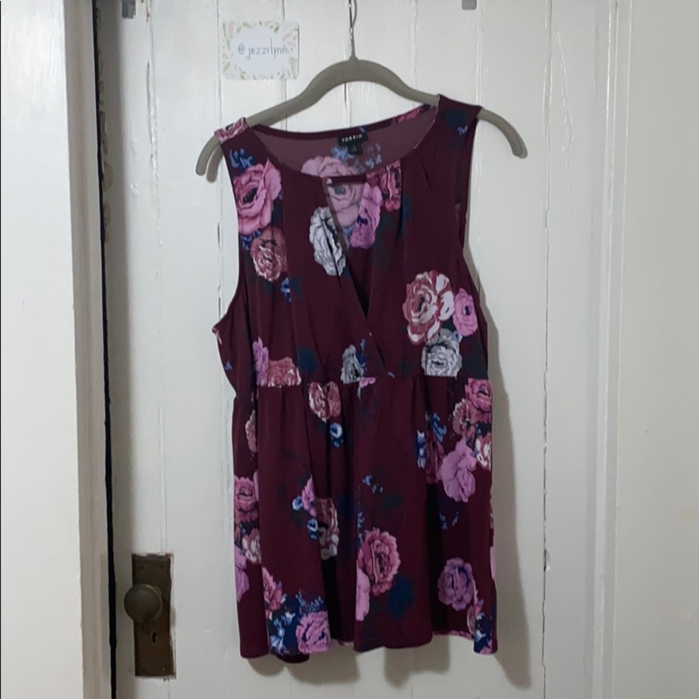 Torrid Floral Blouse